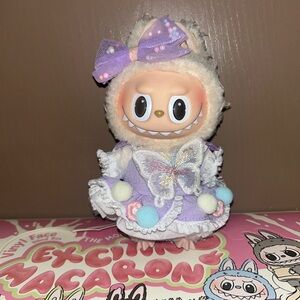 Black Faux Leather Doll Outfit